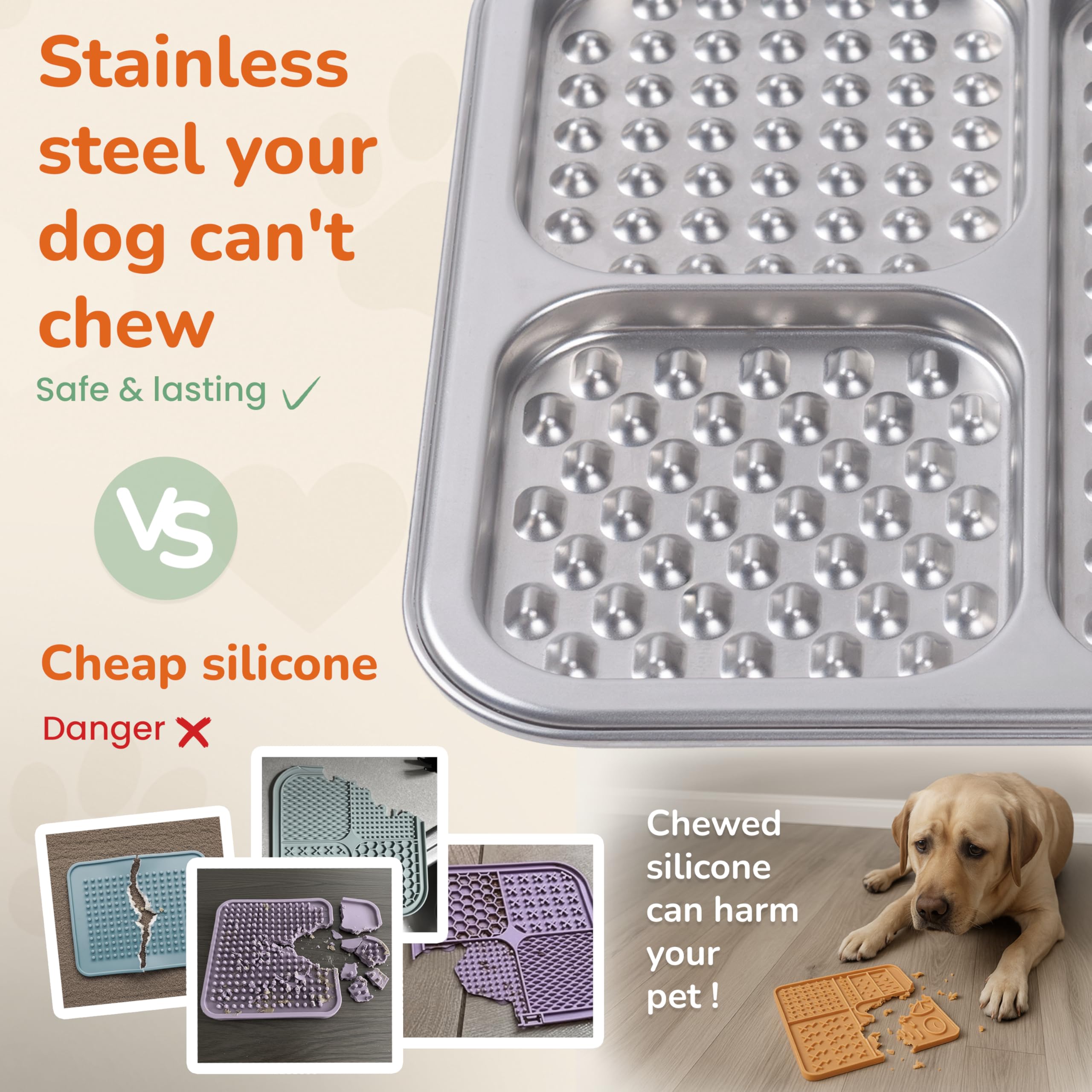 Furlithix suction cups attach mats firmly to tub or table during bath time