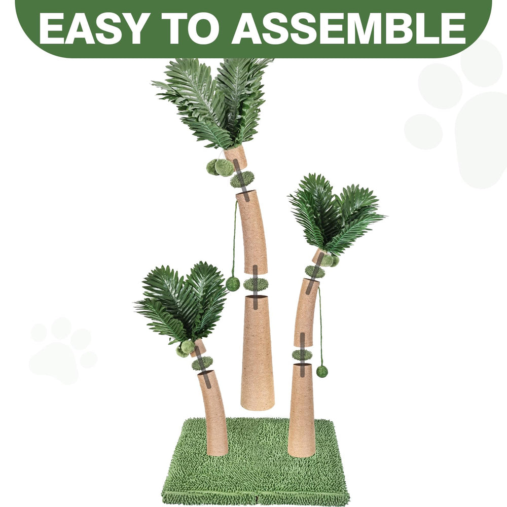 Furlogy easy-assembly cat tree with included tools.
