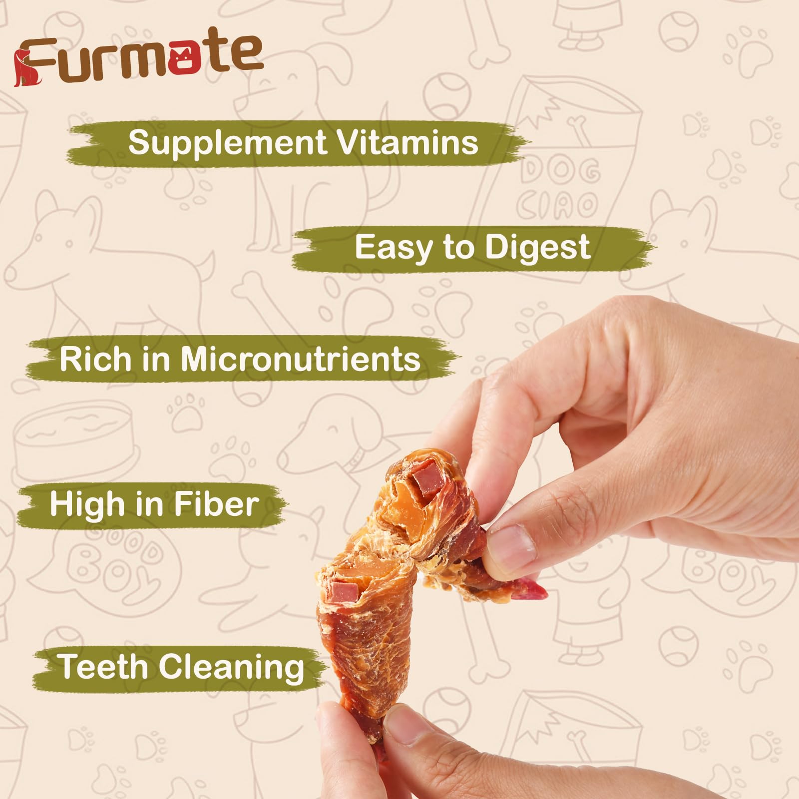 Furmate all-breed friendly snack with vitamins for daily rewards