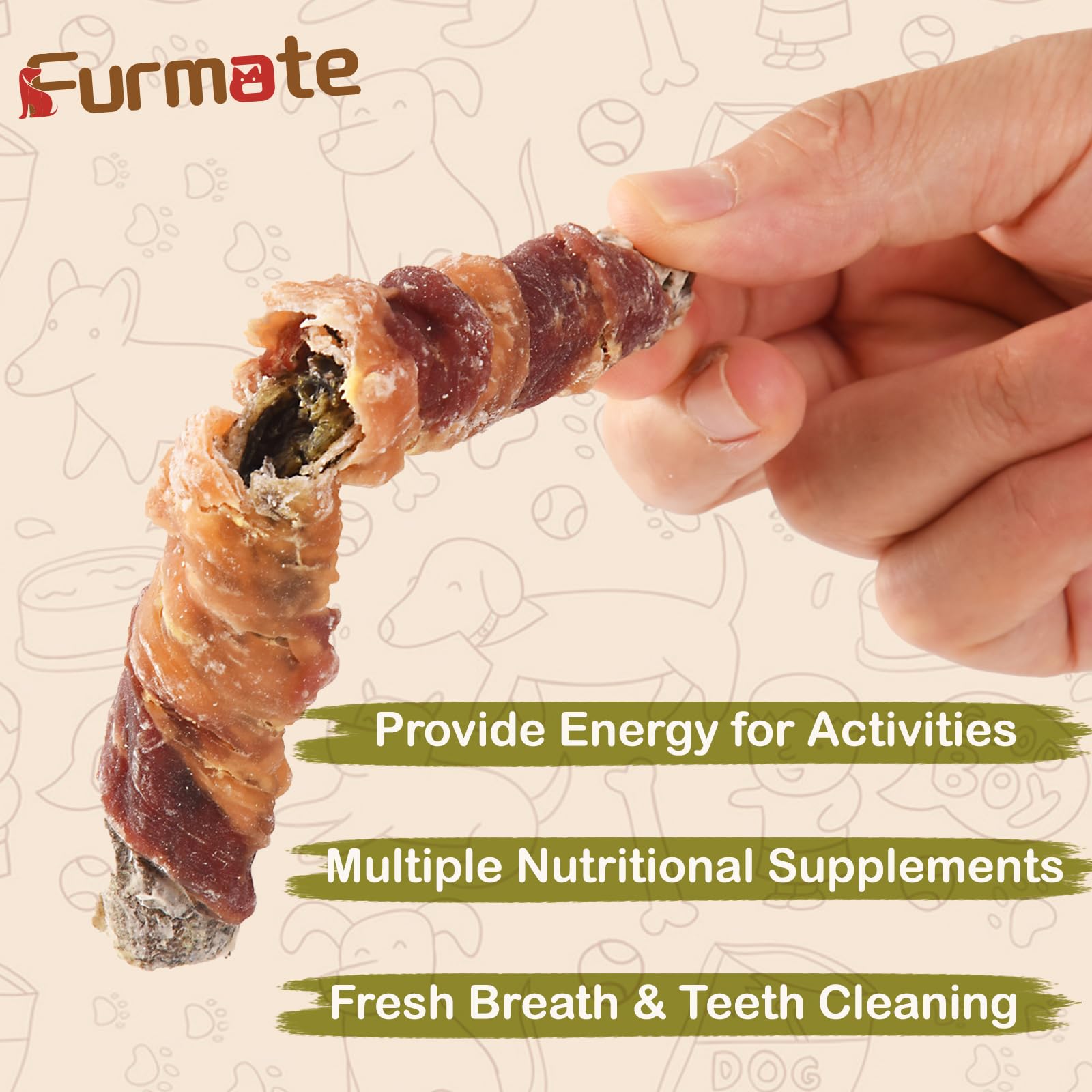 Furmate natural ingredients label shows no artificial colors.
