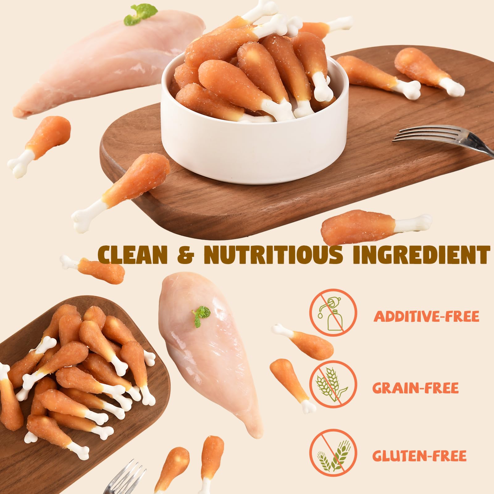 Furmate Dog Treats Training Bone: perfect bite-sized reward for outdoor play and obedience.