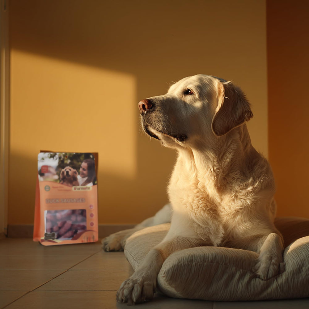 Grain-free Furmate duck treats as a hypoallergenic protein option