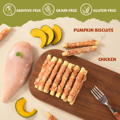 Furmate ingredients chicken pumpkin glutenfree closeup emphasizes natural, clean nutrition