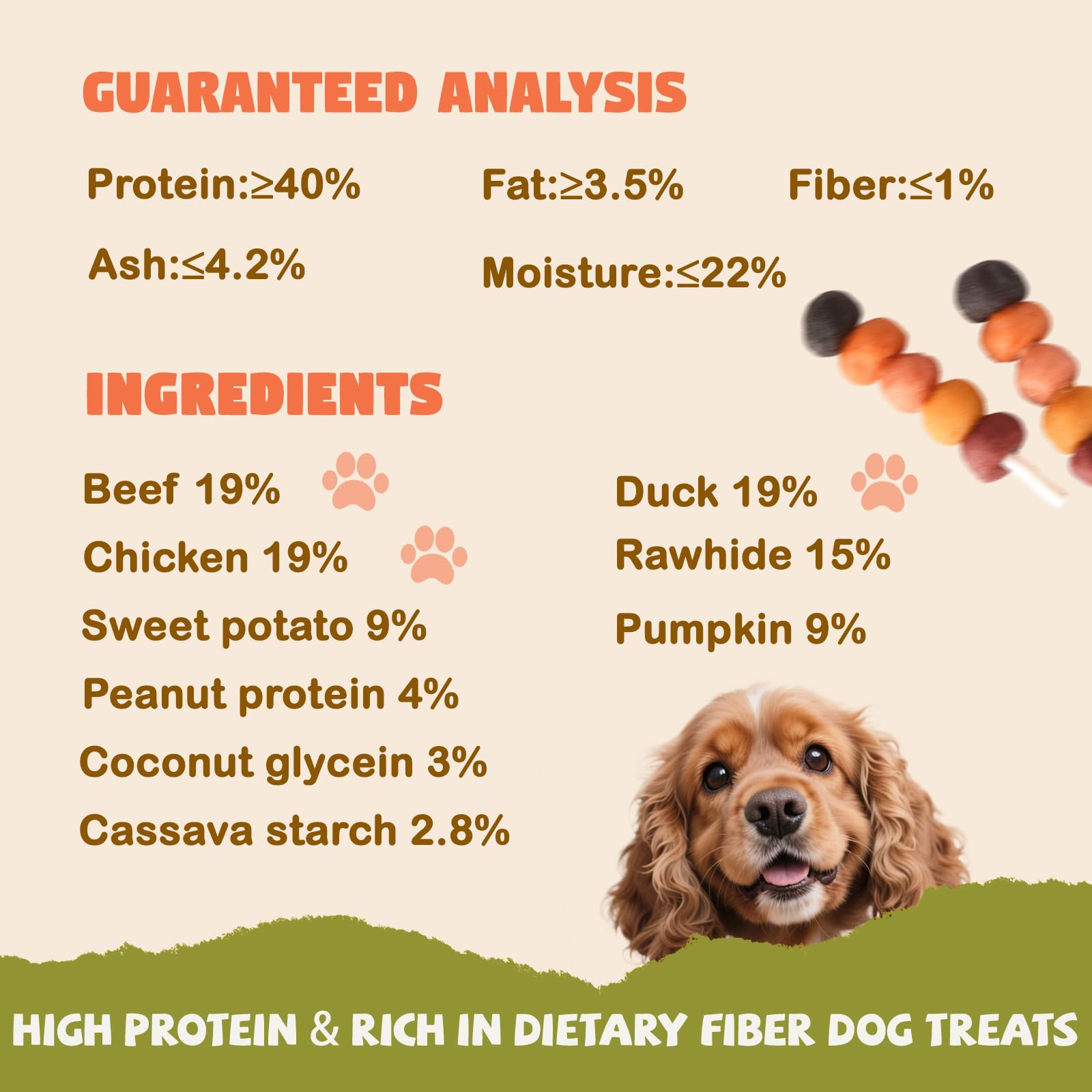 Furmate Kabobs long-lasting chew sticks for extended play