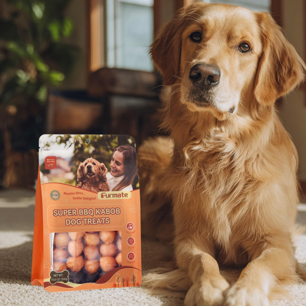 Furmate Kabobs 10.58 oz packaging displaying durable chews