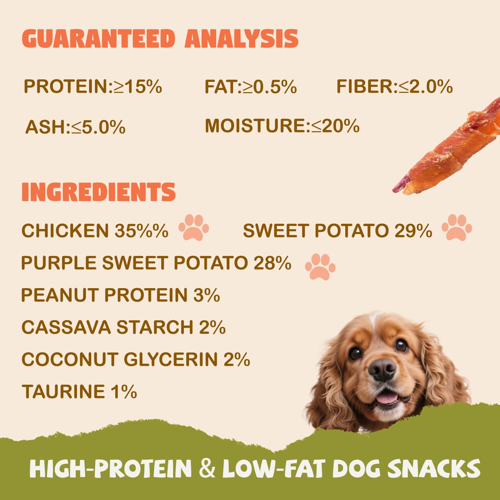 Furmate lean protein low-fat dog snack suitable for everyday rewards
