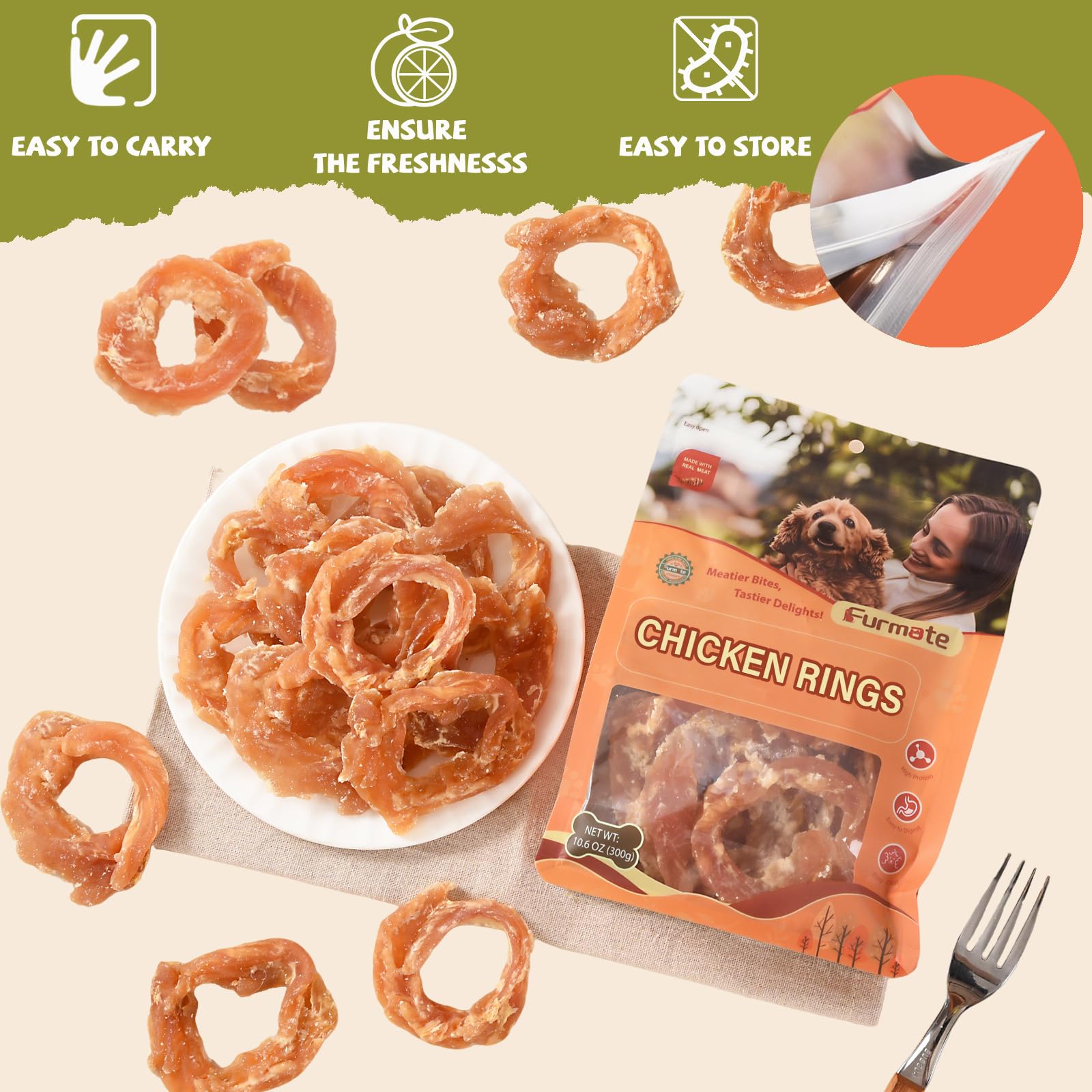 Training session with Furmate rings rewards good behavior and engagement.