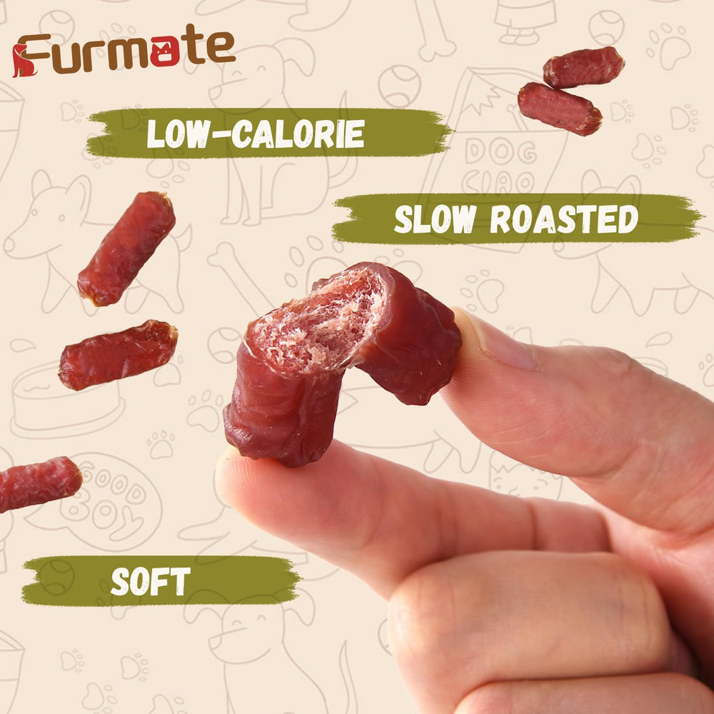 Training session with Furmate treats as effective rewards