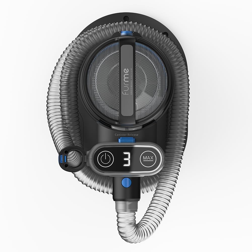 FURME high suction aids in removing hair and dander.