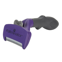 FURminator deShedding tool for large cats removes loose undercoat safely.