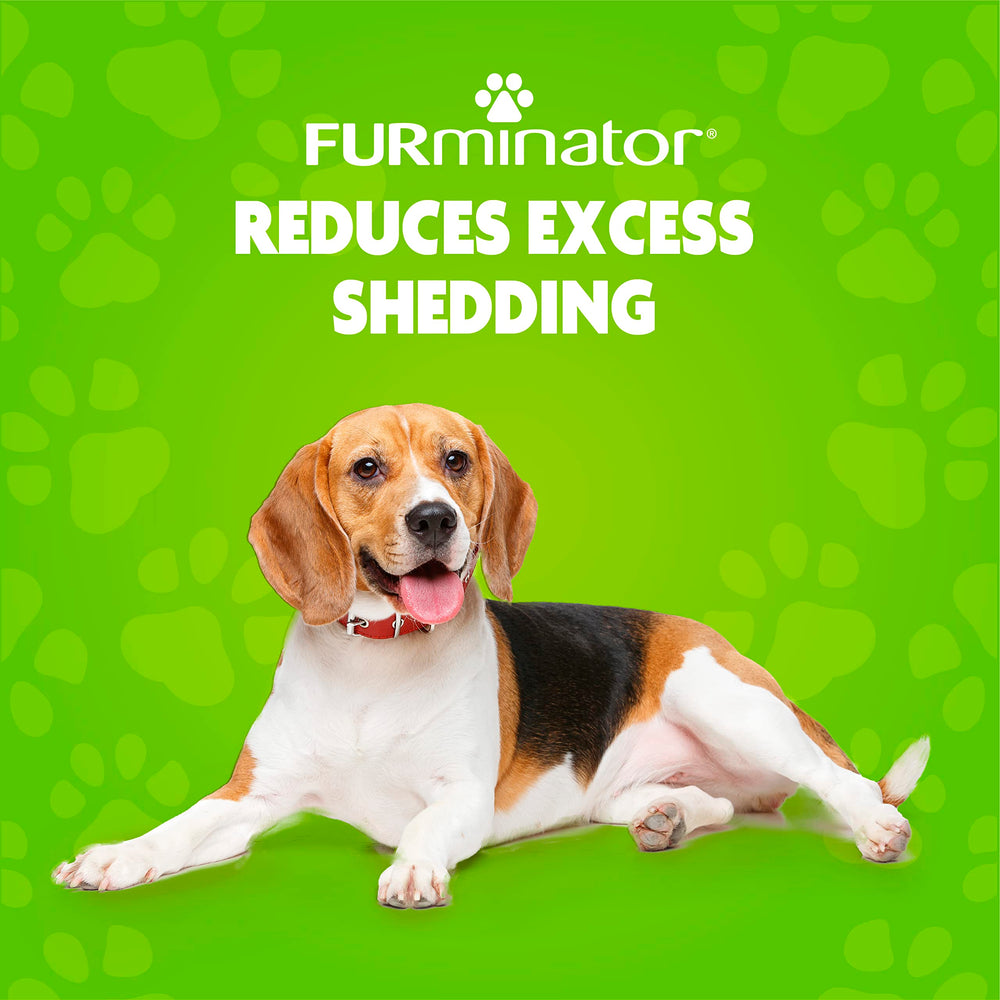 Shampoo lather on dog coat from FURminator deShedding Shampoo