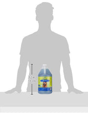 Dog care scene featuring FURminator deshedding shampoo used in grooming routine