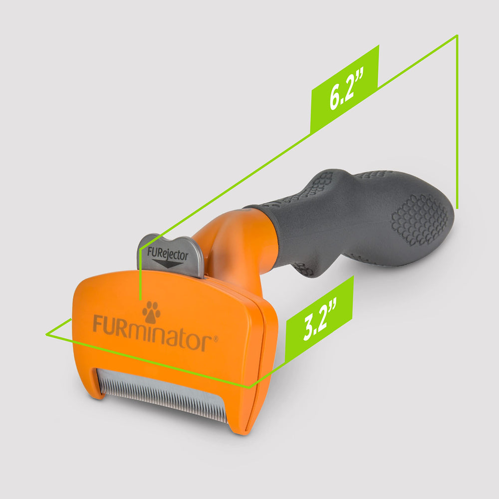 FURminator helps keep a cleaner home by reducing stray hairs between baths