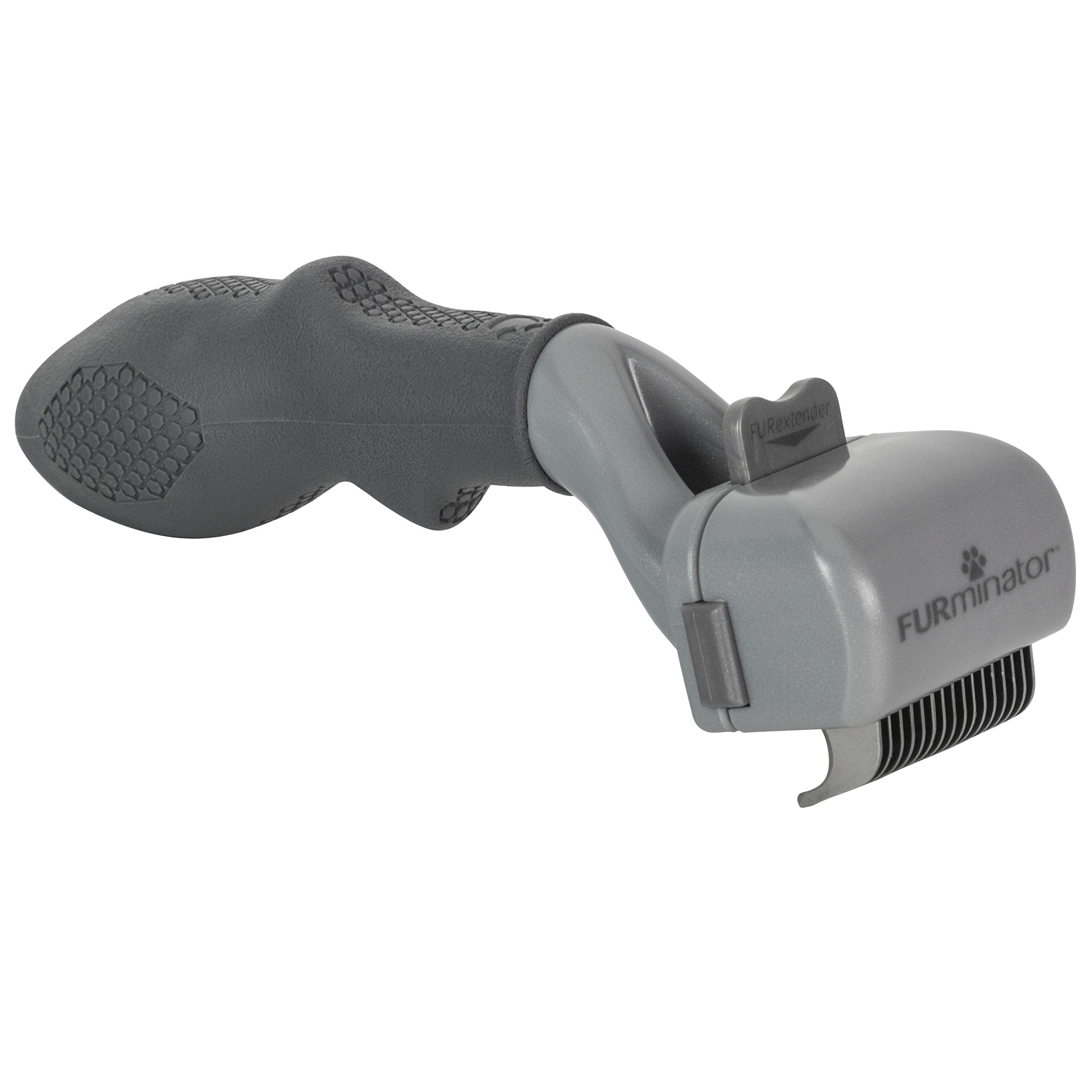 Close-up of furextender edge adjustment for coat-length versatility