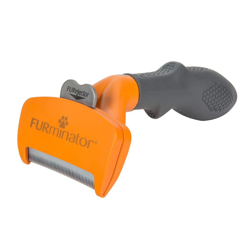 FURminator medium undercoat deshedding tool targets undercoat to reduce shedding