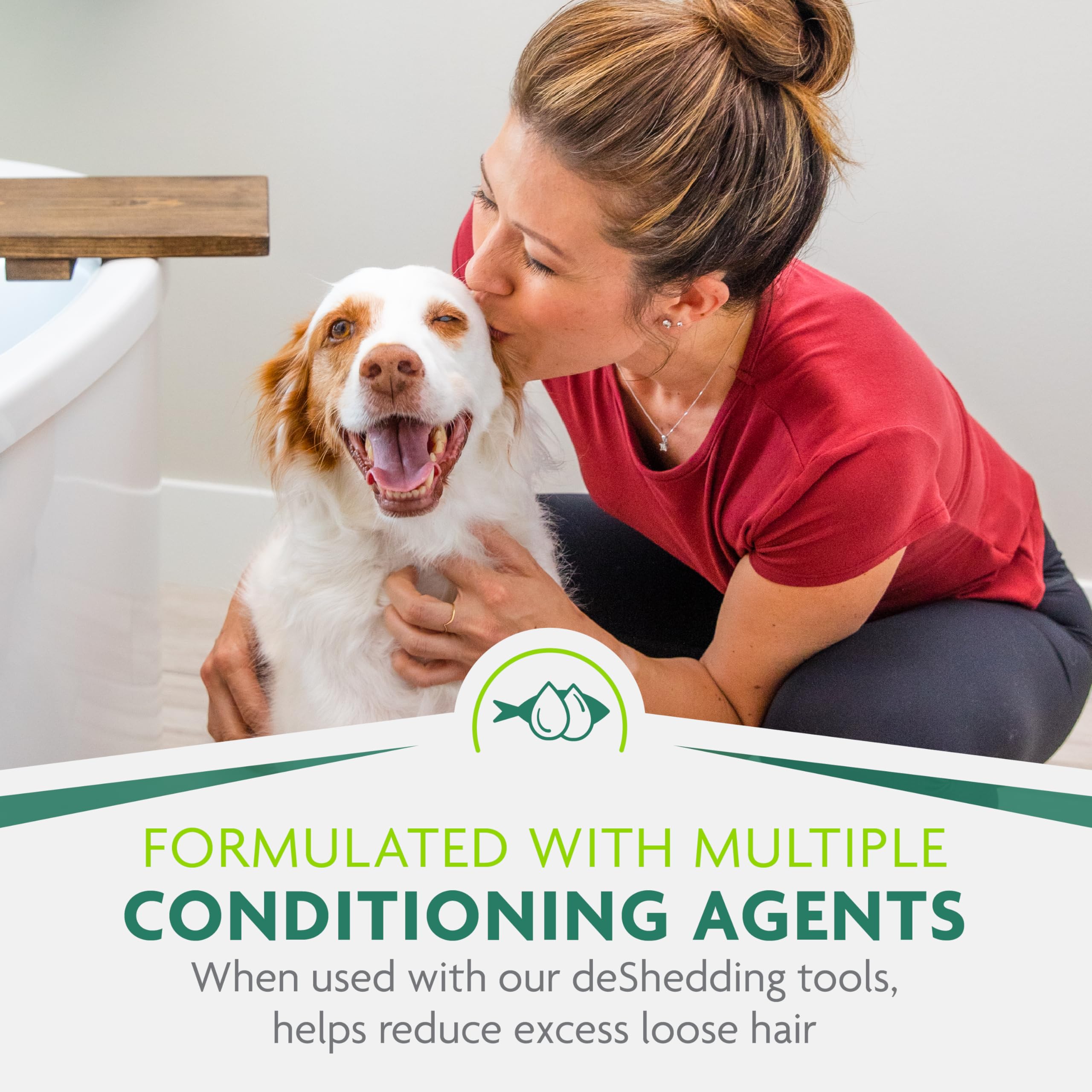 FURminator paraben- and dye-free conditioner is gentle for pets.