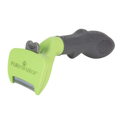 FURminator small dog undercoat tool side view ergonomic design enhances comfort