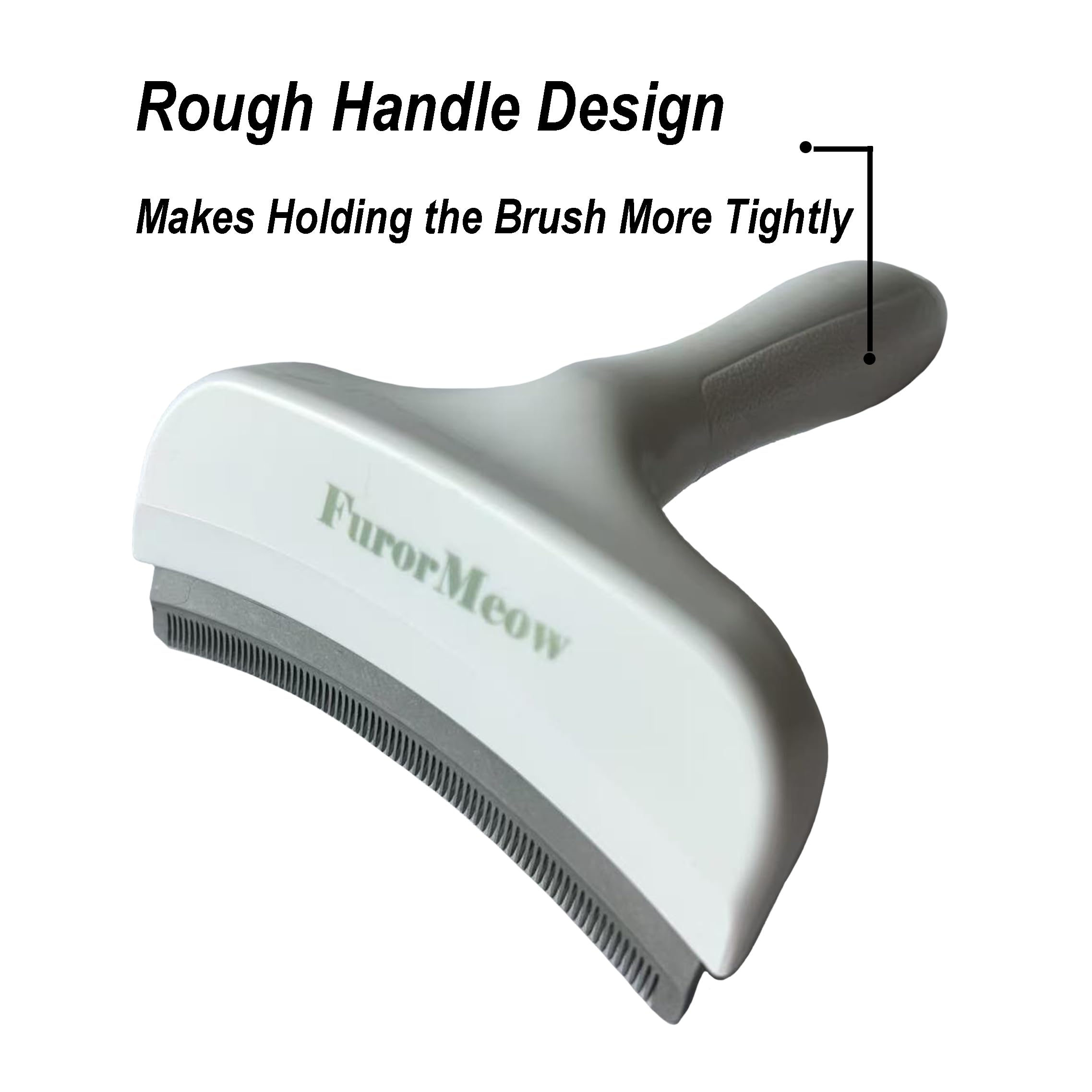FurorMeow large size fits bigger pets for thorough grooming.