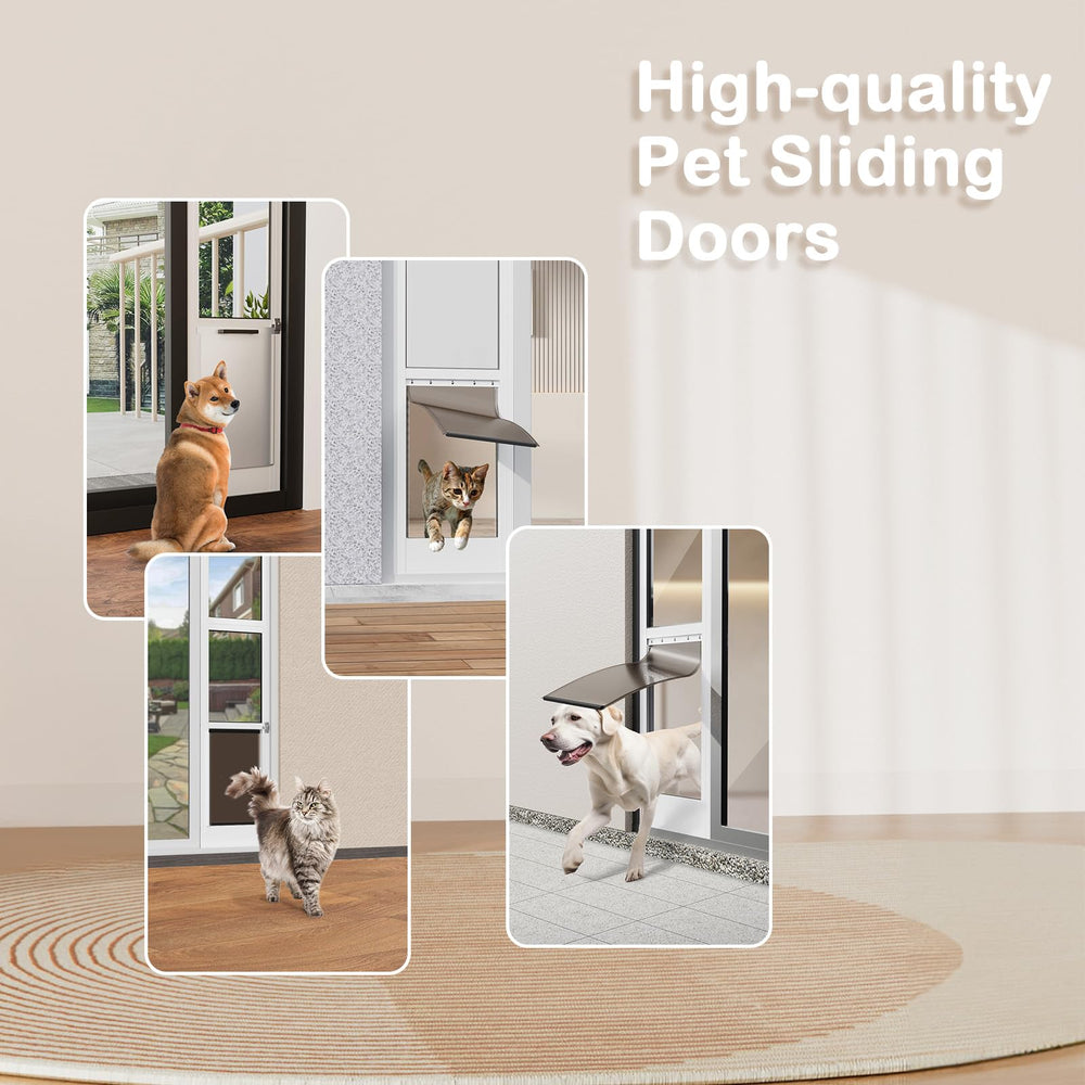FurrFinesse secure frame emphasizes flush integration with the glass door.