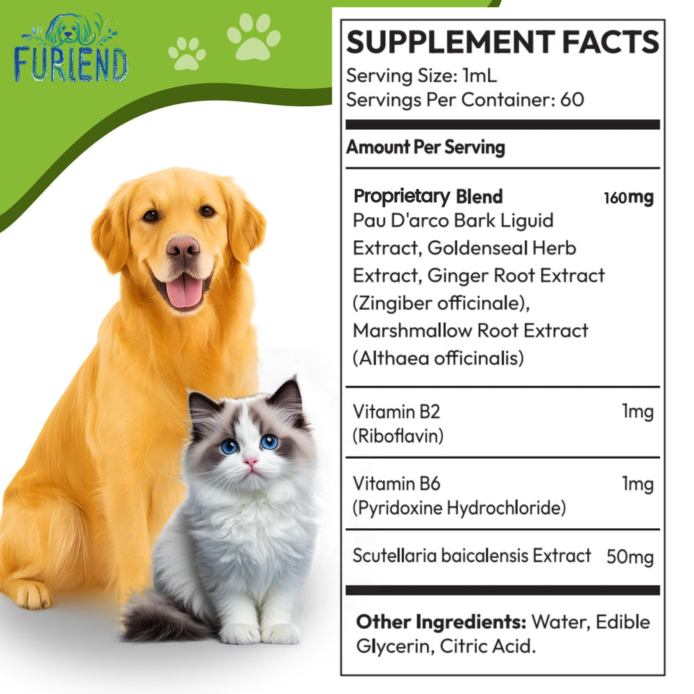 FURIEND easy-to-use liquid formula fits into daily pet care routines.