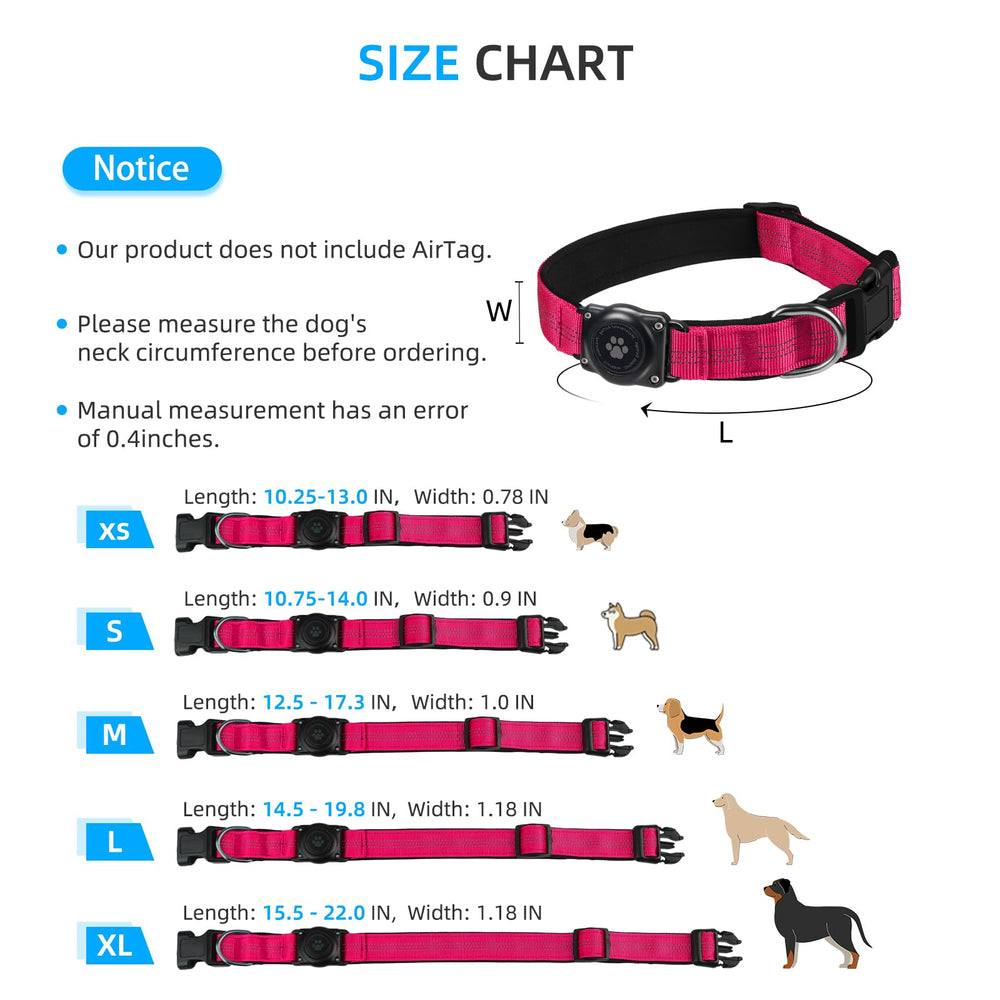 Furrigo 5-size adjustable XL collar fits a wide range of dogs.