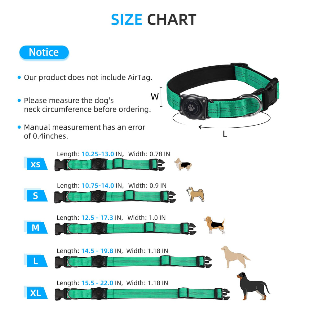 Furrigo AirTag dog collar emergency-release buckle for quick removal