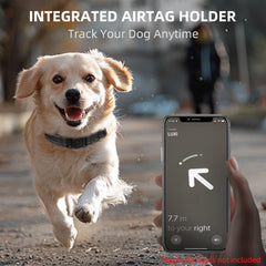 Furrigo AirTag collar sealed against water and dust to protect your tracker.