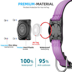 Furrigo collar interior padding for soft, comfortable wear during adventures.