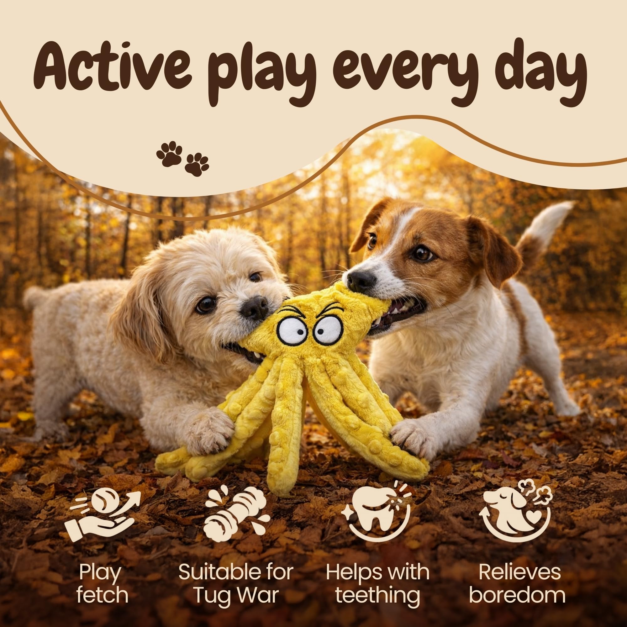 Furry Friends Haven 2-pack offers double the fun for energetic pups.