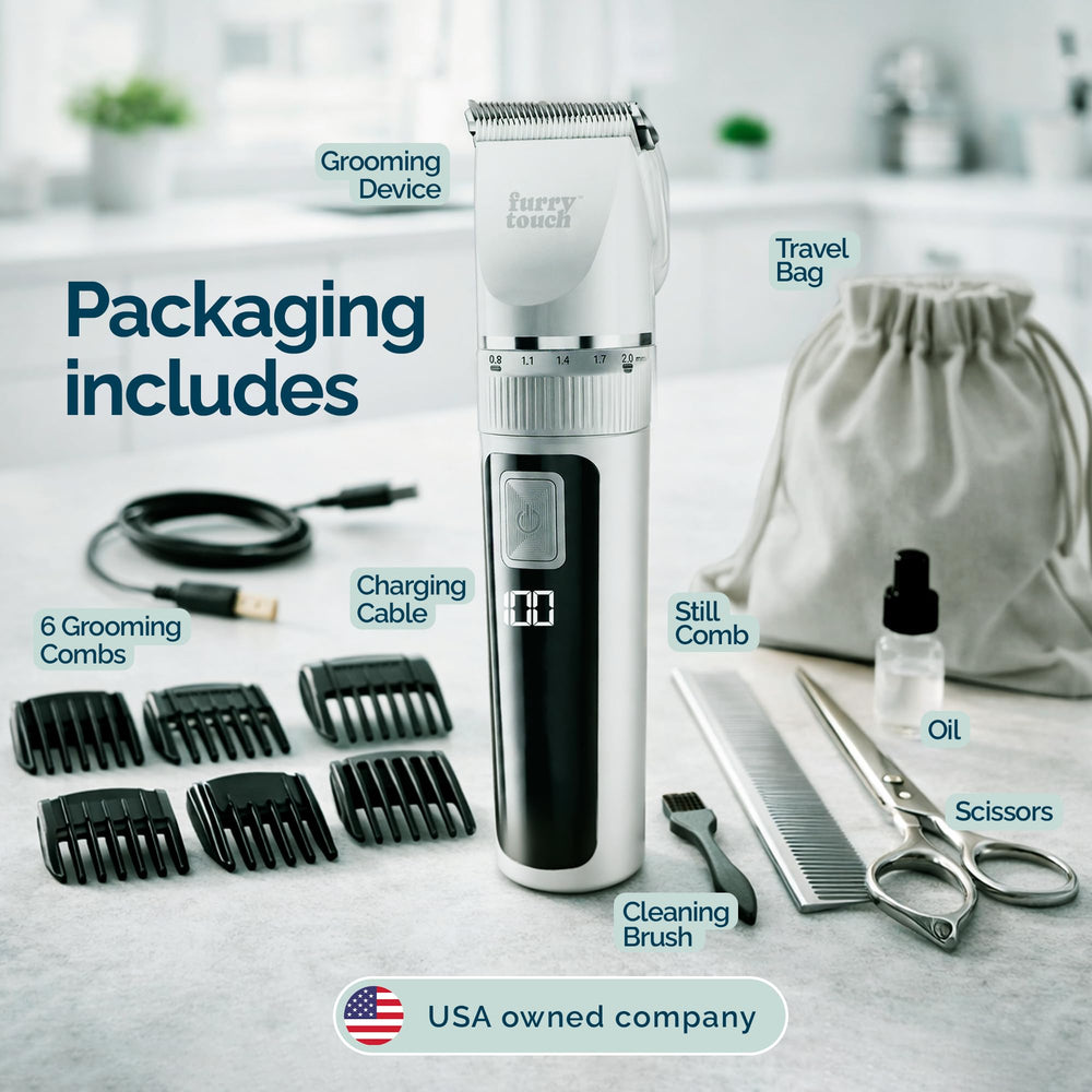 Furry Touch travel bag keeps your grooming tools organized on the go