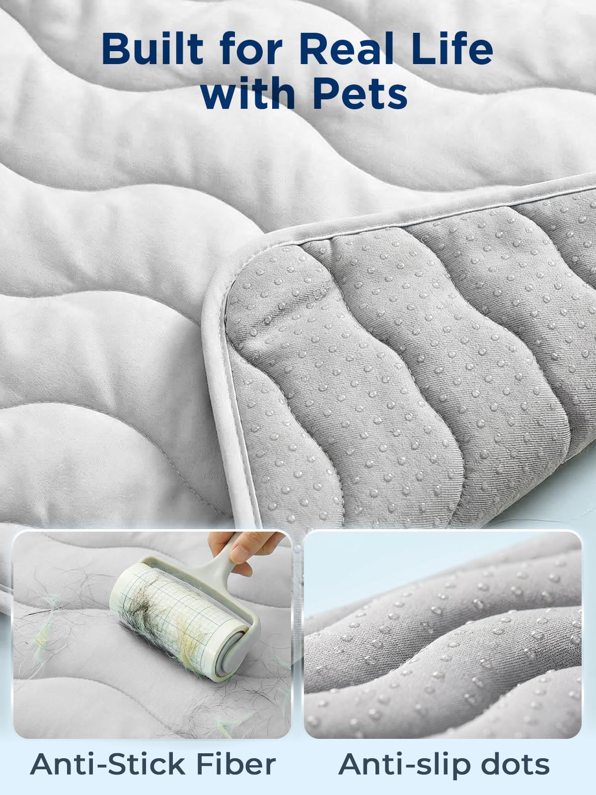 FurryBaby crate-friendly mat fits dog bed and crate setups.