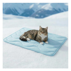 FurryBaby dog cooling mat 35x24 top view offers a cool resting surface