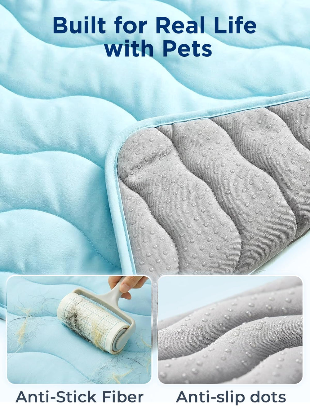 FurryBaby cooling mat inside a crate as a cozy bed option