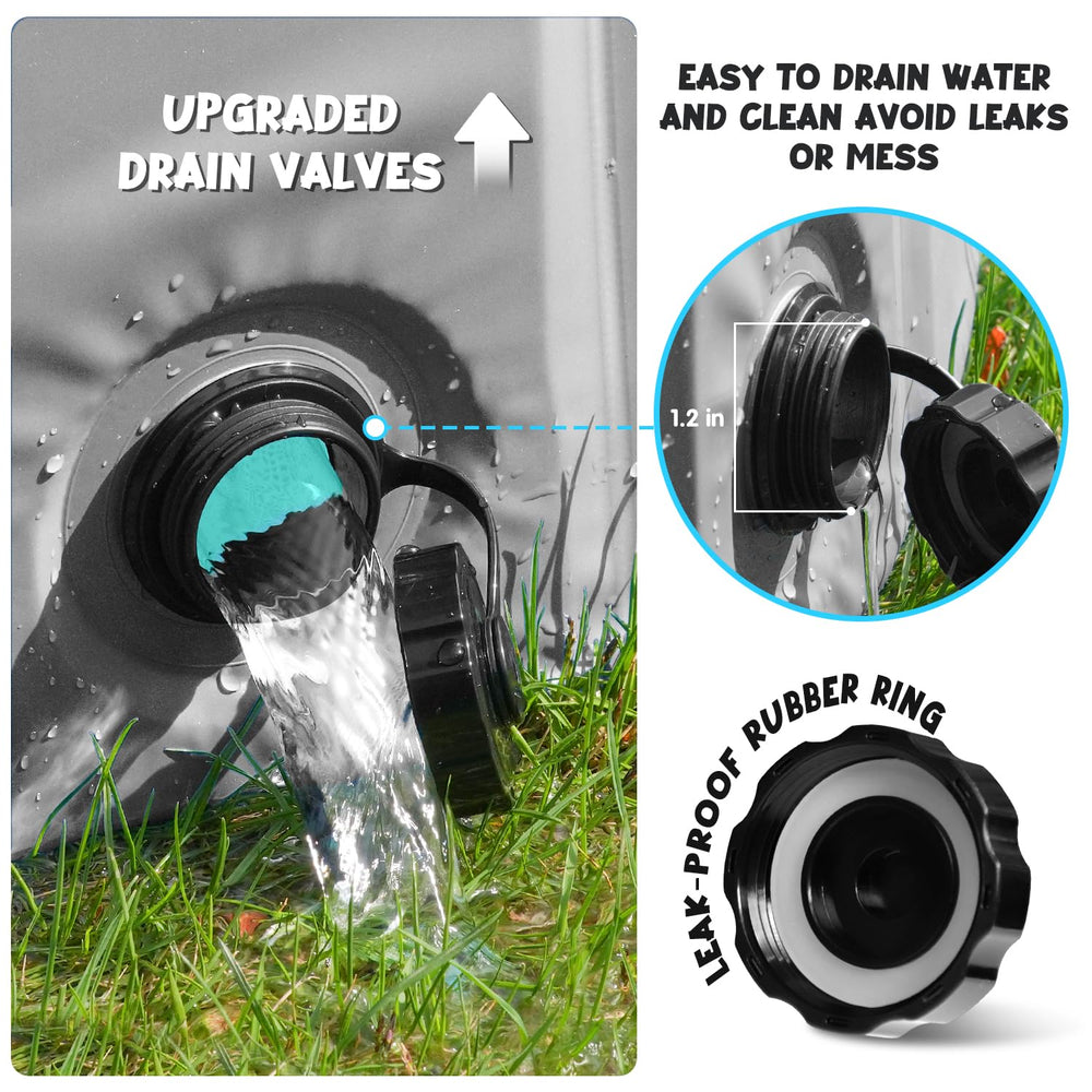 Furrybaby drain hole enables quick water release after use.