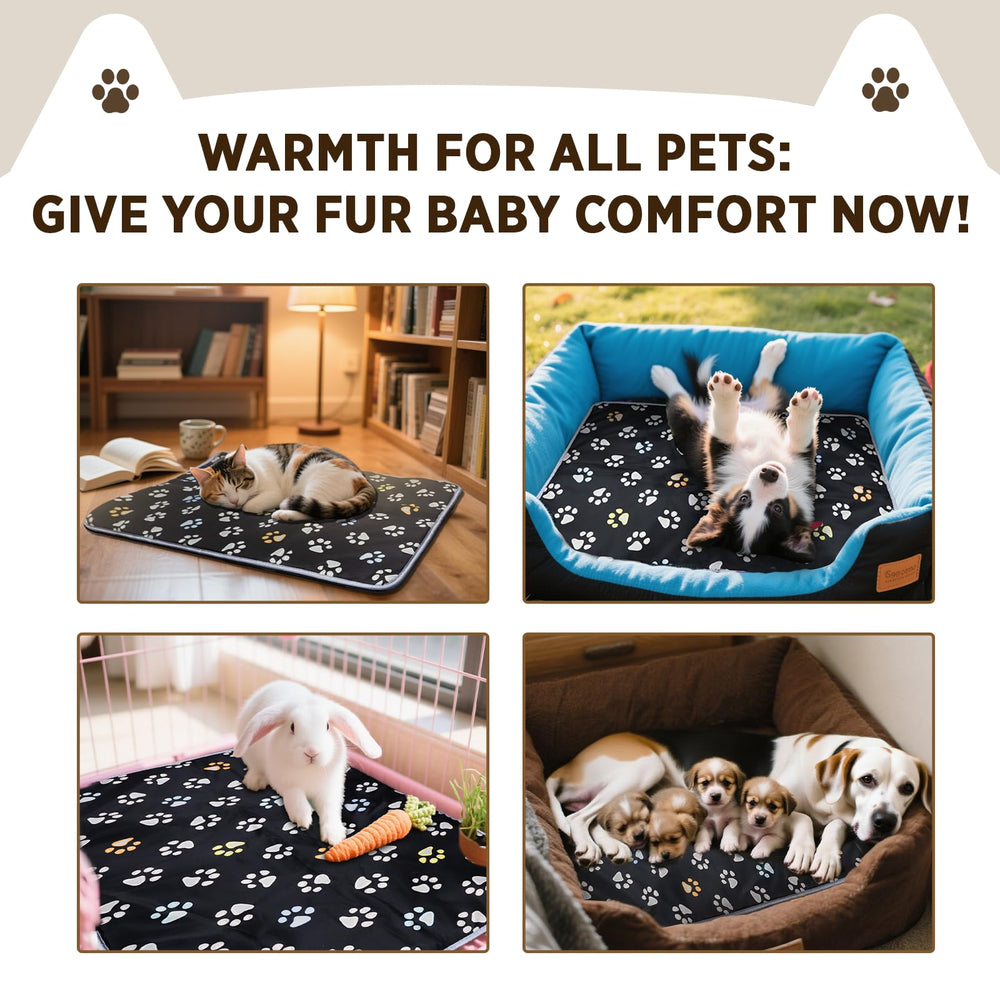 Furrybaby heating pad instruction manual and 110V power plug.