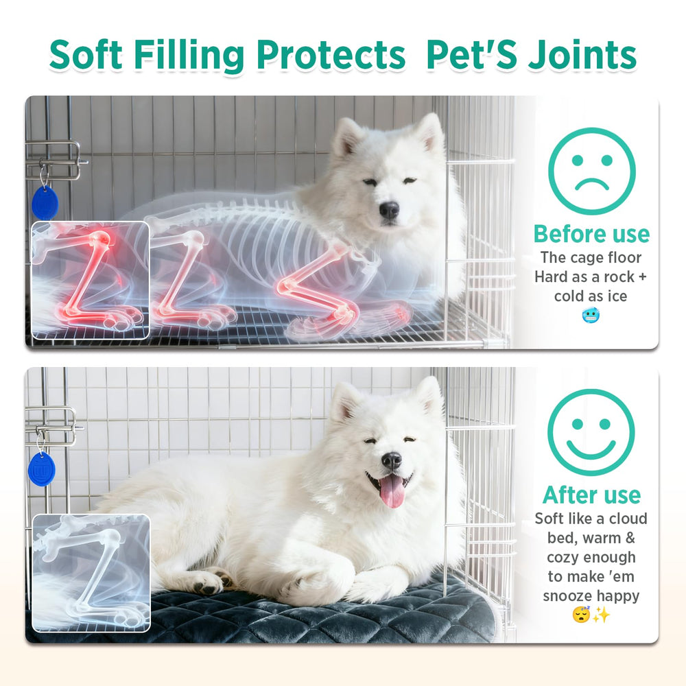 furrybaby machine washable crate pad for easy cleaning