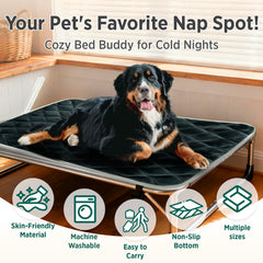 furrybaby soft fleece 2cm padded dog pad for better sleep