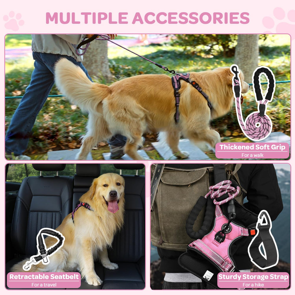 FURRYFECTION reflective strips boost night visibility during evening walks.