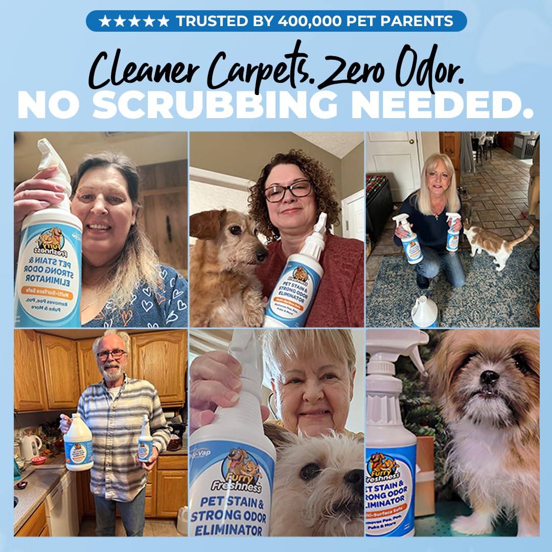 FurryFreshness pet-safe formula close-up emphasizes non-toxic ingredients