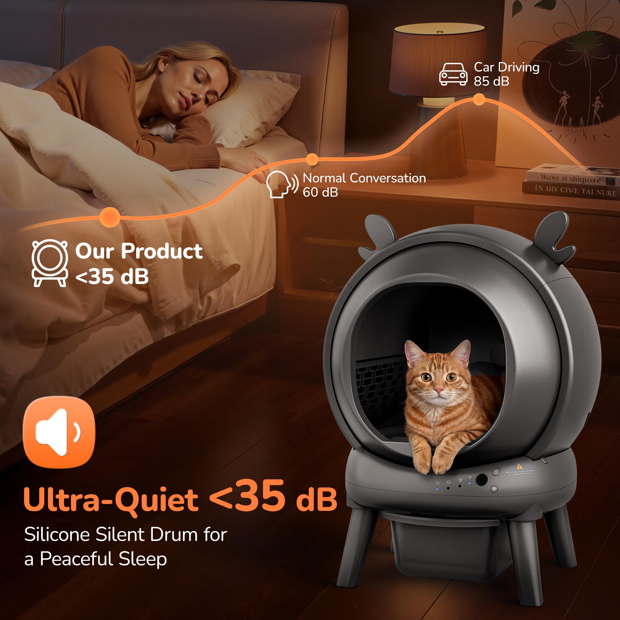 Furrykiddy kitten mode disables automatic cleaning for young cats.