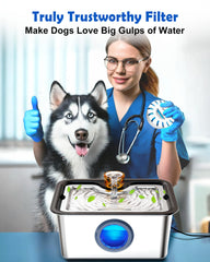 FurryPlanet Deep Purification Filter Assembly delivers clearer water for pets.