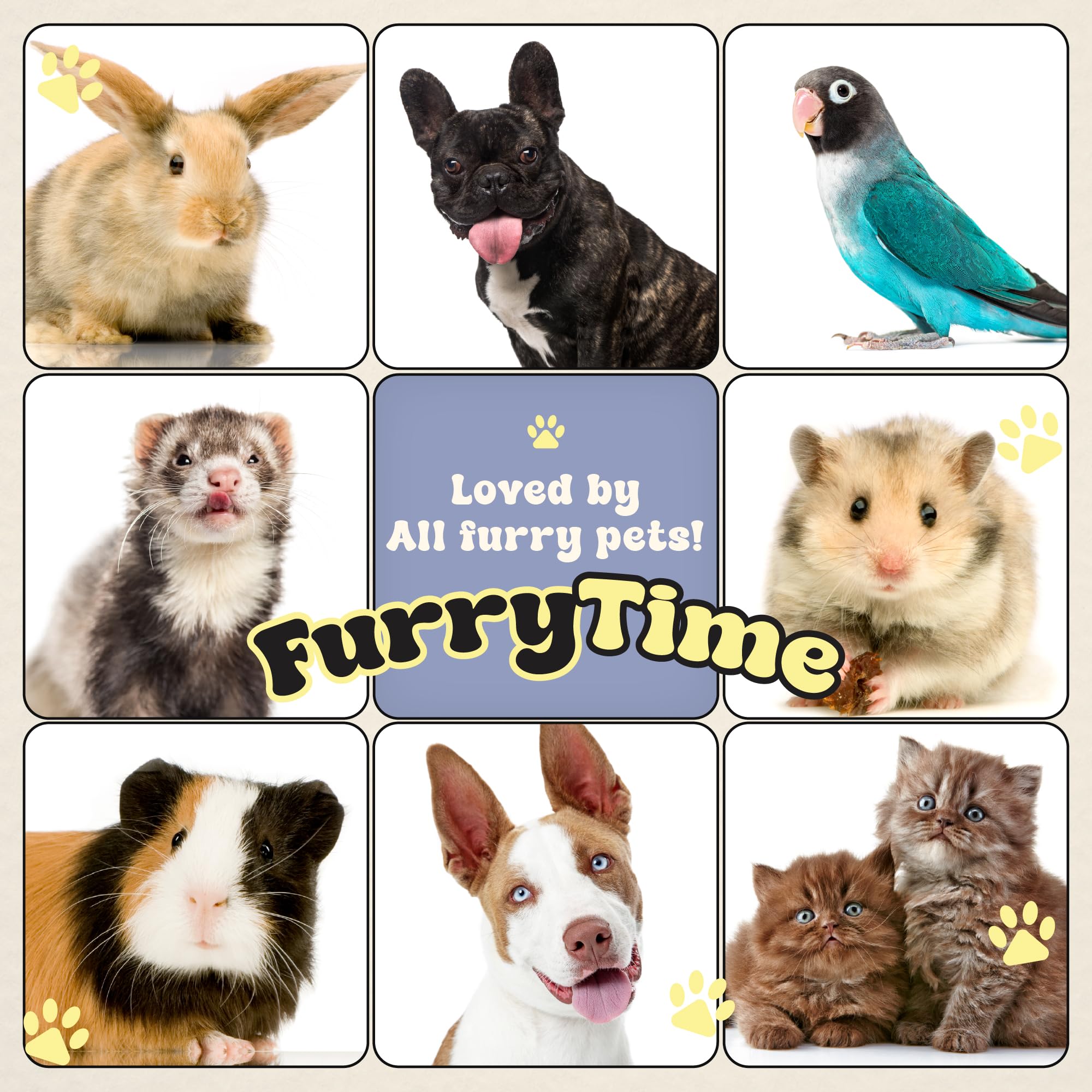 FURRYTIME no rinse wipes are alcohol free and gentle for pets