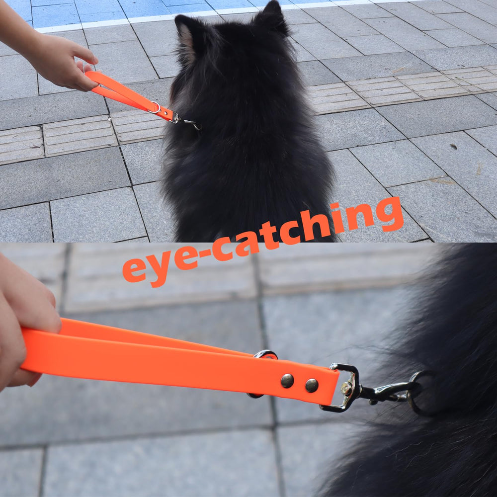 FURSDOLY Short Dog Leash waterproof design handles mud and rain with easy wipe-clean care