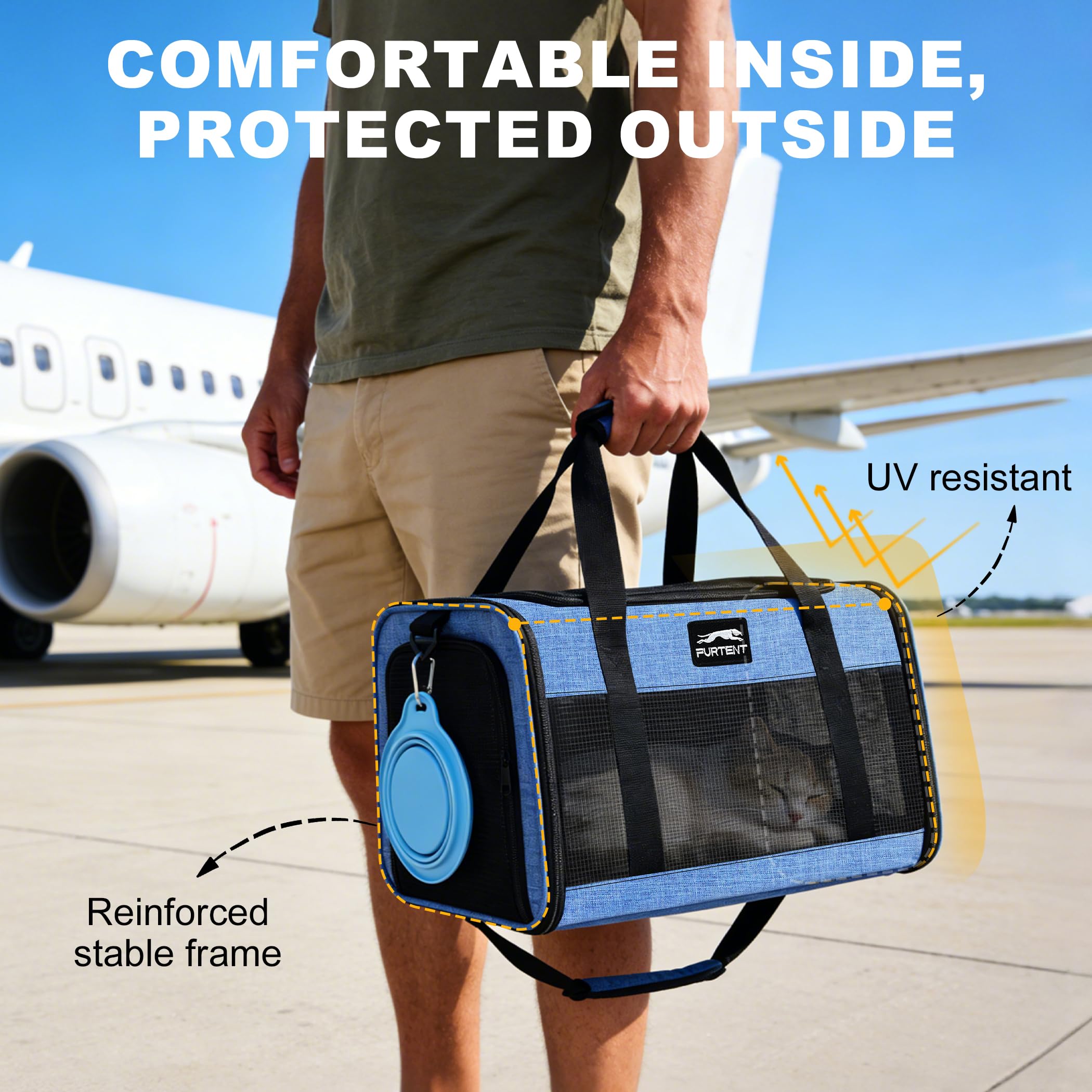 Furtent Durable 300D Oxford fabric supports adventurous journeys