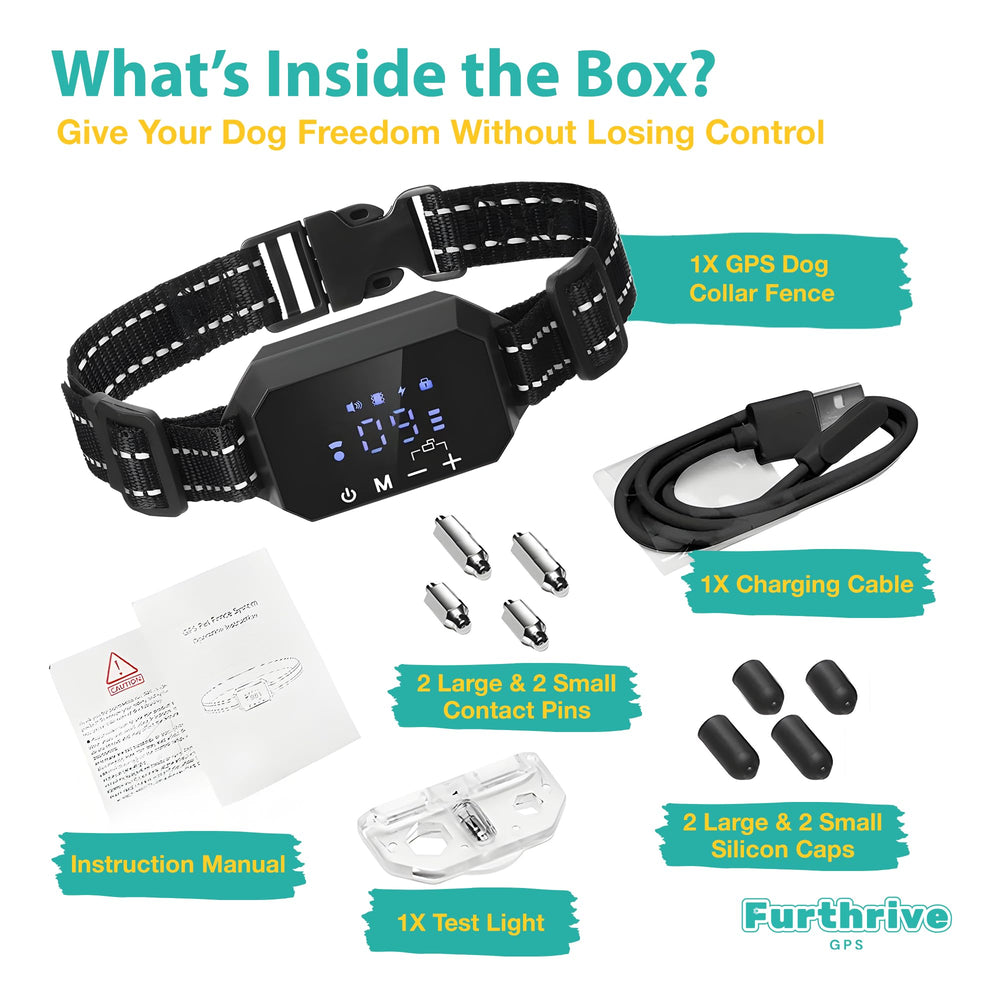 Furth Thrive GPS Fence subscription-free design uses no apps or base stations.