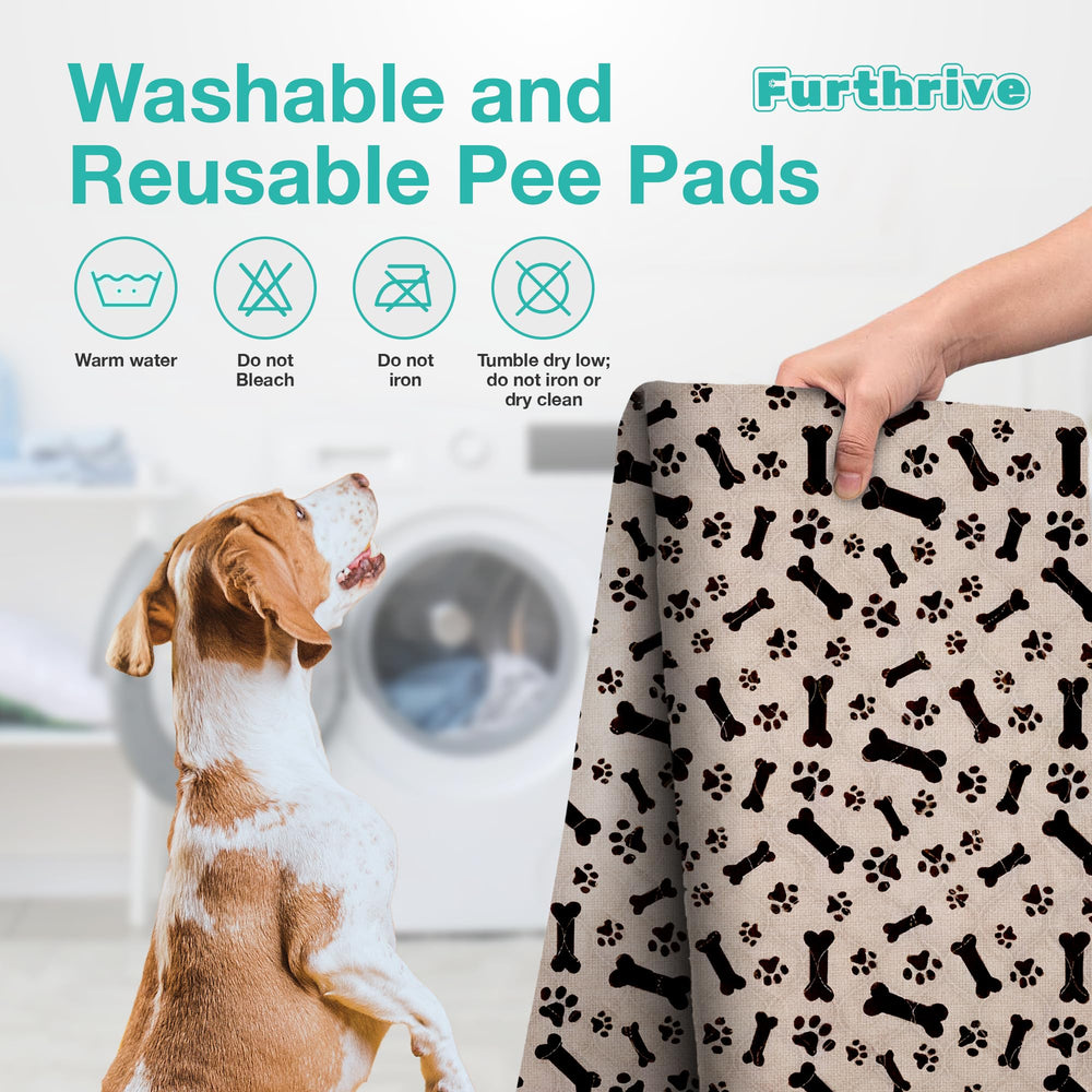 Furthrive pad Bone and Paw Tan pattern in room