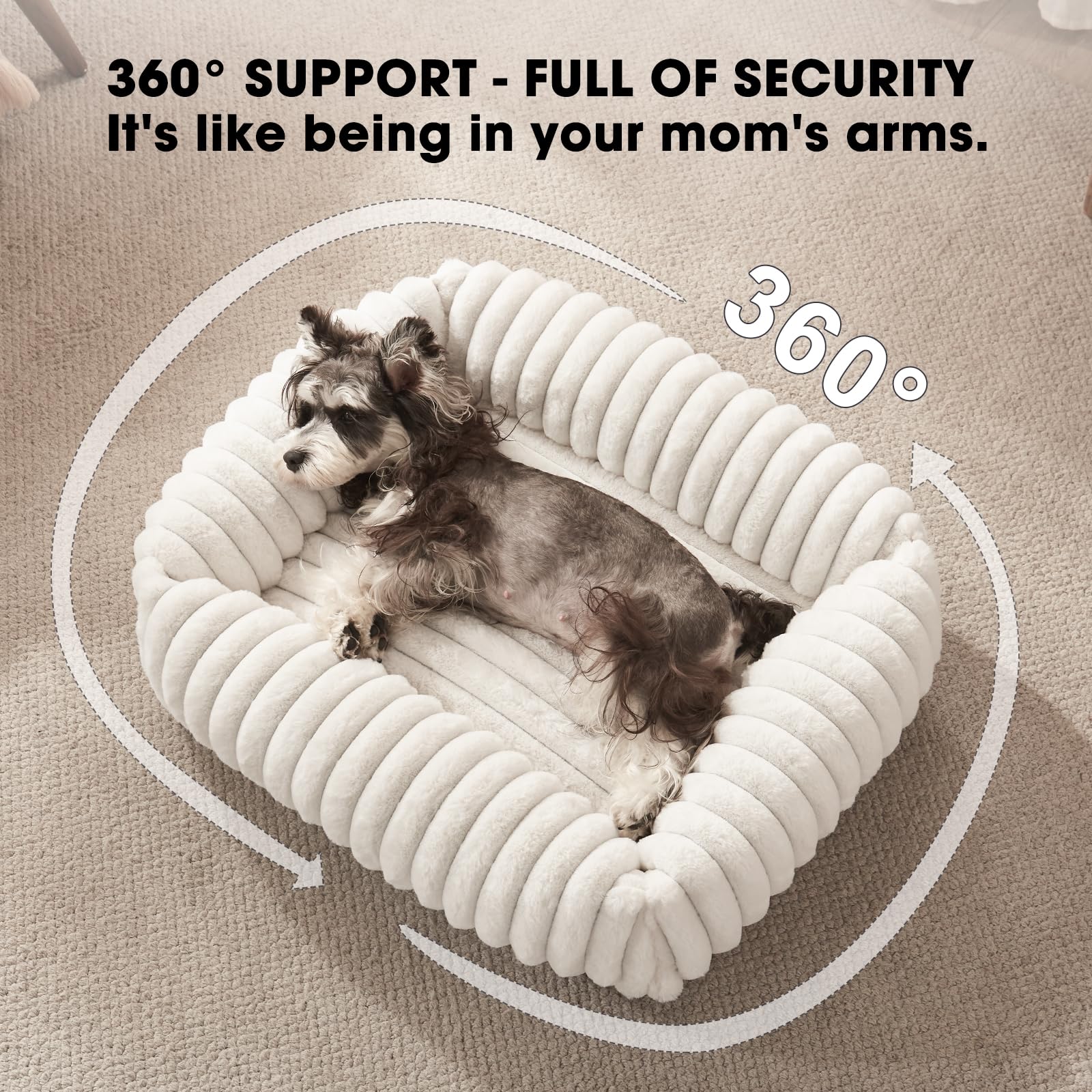 FURTIME cloud-like fur finish, warm surface for pets.