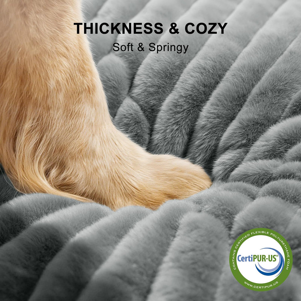 FURTIME cloud-like-foam-dog-bed: plush comfort for all seasons