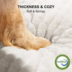FURTIME dog bed anti-slip bottom for stable placement.