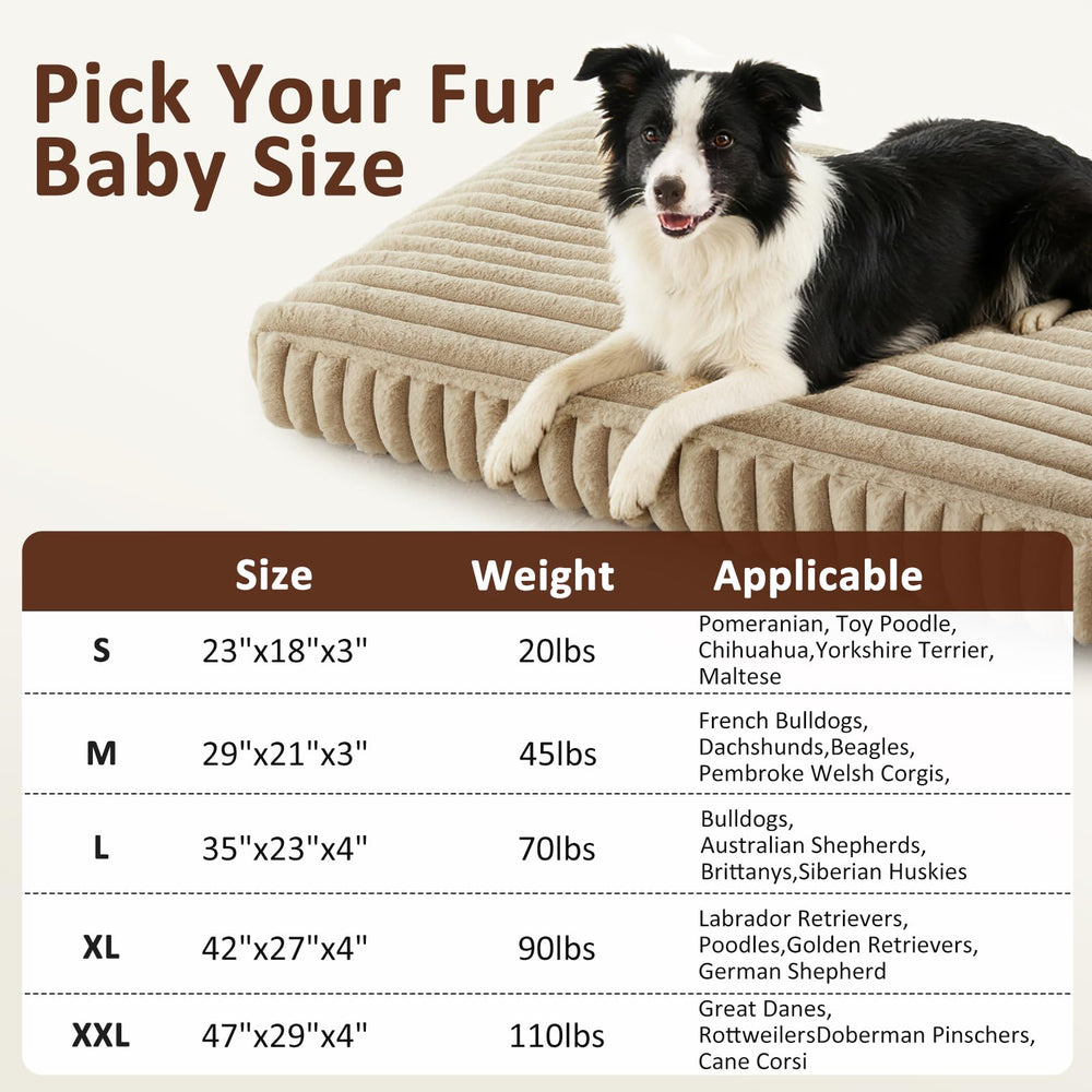 FURTIME crate mat design suitable for kennels and indoors